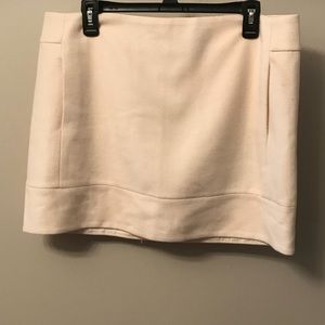 Women’s J. Crew White Wool Mini Skirt